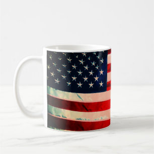 Amerikaanse vlag koffiemok
