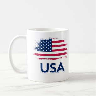 Amerikaanse vlag koffiemok