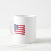 Amerikaanse vlag koffiemok (Voorkant links)