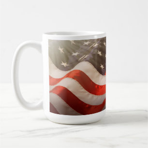 Amerikaanse vlag koffiemok