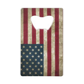 Amerikaanse vlag kredietkaart flessenopener (Achterkant)
