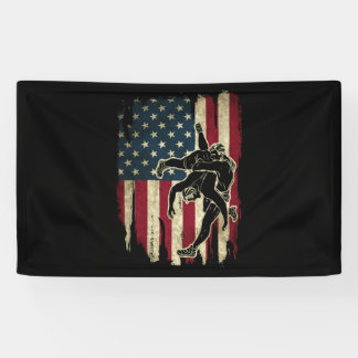 Amerikaanse vlag kruipen Amerikaanse vlag kruiper Spandoek
