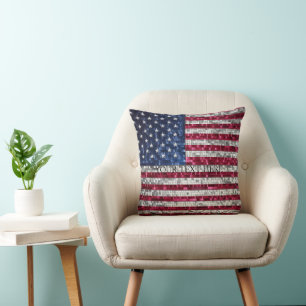 Amerikaanse vlag kussen