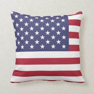 Amerikaanse vlag kussen