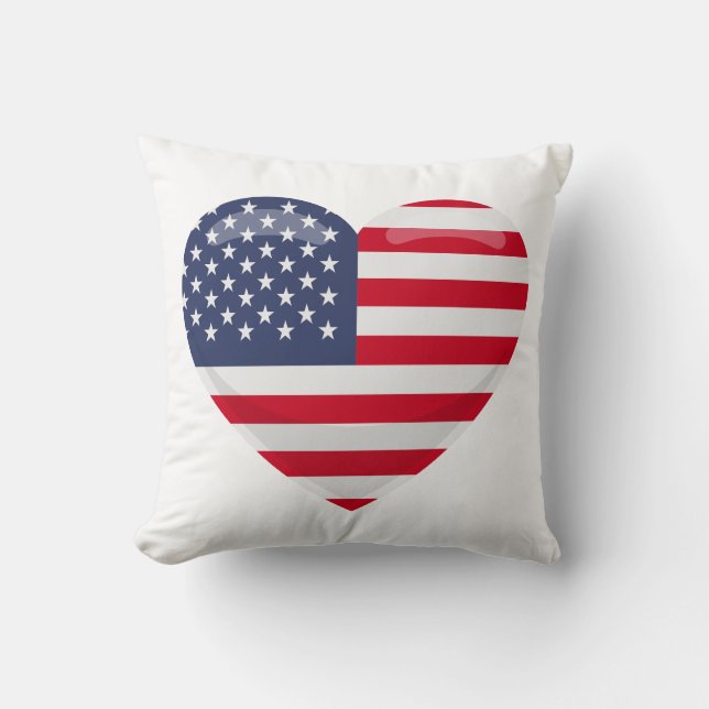 amerikaanse vlag kussen (Voorkant)