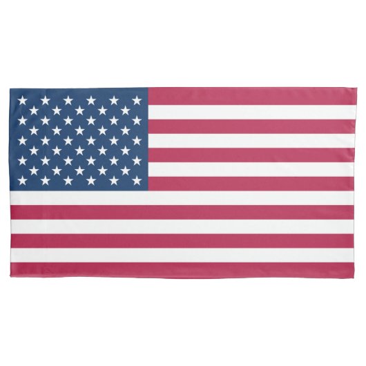 Amerikaanse vlag kussensloop (Voorkant)