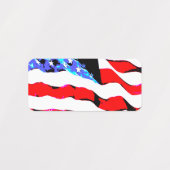 Amerikaanse vlag labels (Design 2)