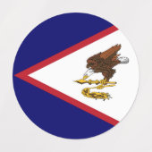 Amerikaanse vlag labels (Design 2)