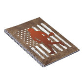 Amerikaanse vlag lacrosse notitieboek (Rechterzijde)