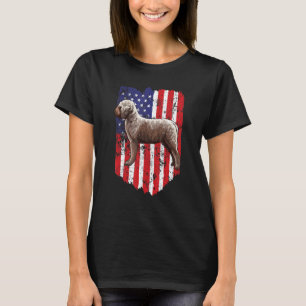 Amerikaanse Vlag Lagotti Romagnoli 4 juli Amerika T-shirt