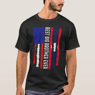 Amerikaanse vlag Laos vlag Beste Big Brother Ever T-shirt
