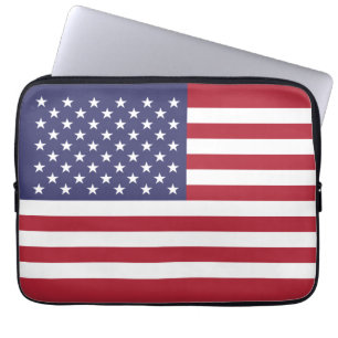 Amerikaanse vlag laptop sleeve
