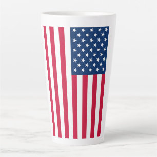 Amerikaanse vlag latte Mok