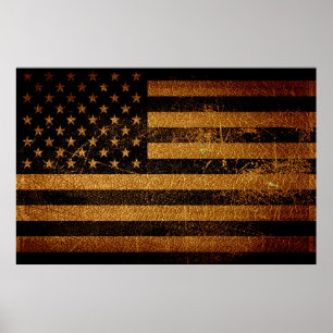 Amerikaanse vlag leder #3 poster