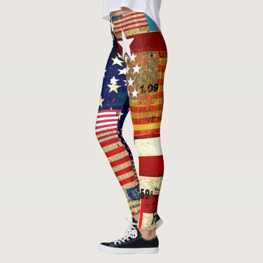 "AMERIKAANSE VLAG" LEGGINGS (Links)