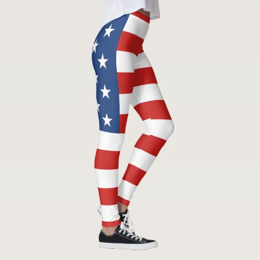 Amerikaanse vlag leggings (Rechts)