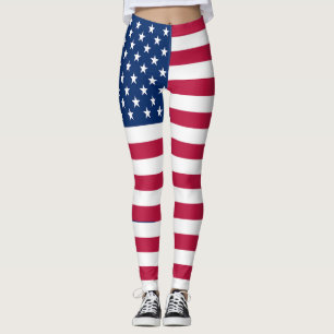 Amerikaanse vlag leggings