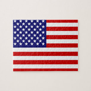 Amerikaanse vlag legpuzzel