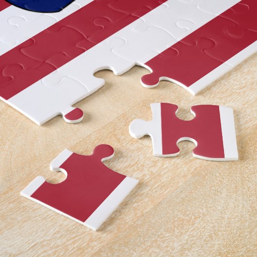 Amerikaanse vlag legpuzzel (Zijkant)