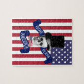 Amerikaanse vlag legpuzzel (Horizontaal)