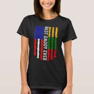 Amerikaanse vlag Litouwen vlag beste papa ooit fam T-shirt