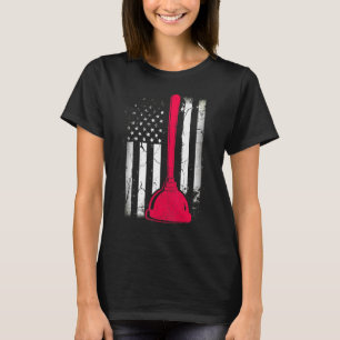 Amerikaanse vlag loodgieterswerk kleding loodgiet T-shirt