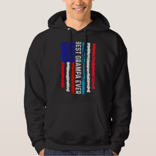 Amerikaanse vlag Luxemburgse vlag beste Grampa ooi Hoodie