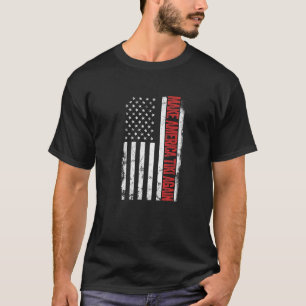 Amerikaanse vlag maakt America Tiki opnieuw P T-shirt