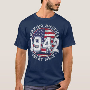 Amerikaanse vlag maakt Amerika geweldig sinds 1942 T-shirt