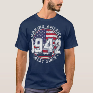 Amerikaanse vlag maakt Amerika geweldig sinds 1942 T-shirt