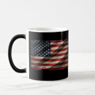 Amerikaanse vlag magie morphing koffie Mok