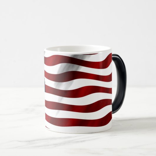 Amerikaanse vlag magische mok (Voorkant rechts)