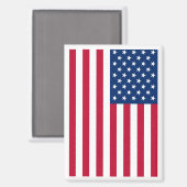 Amerikaanse vlag magneet (Voorkant / Achterkant)