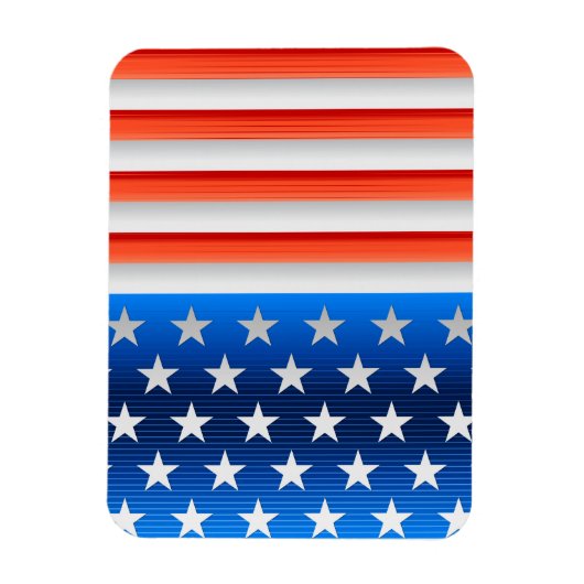 Amerikaanse vlag magneet (Verticaal)