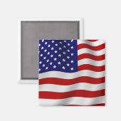 Amerikaanse vlag magneet (Voorkant / Achterkant)