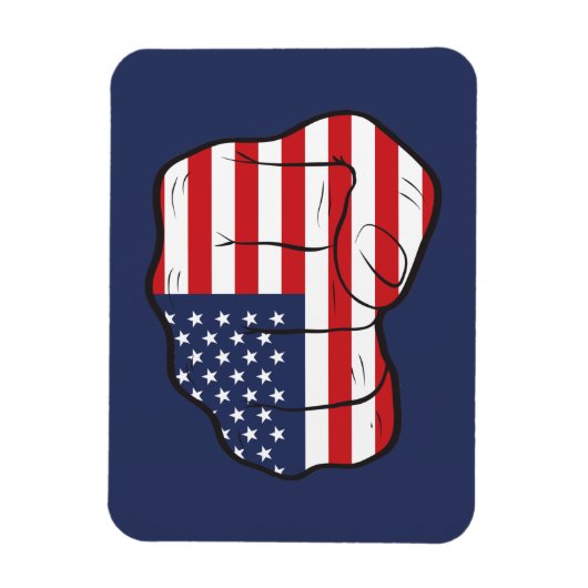 Amerikaanse vlag magneet (Verticaal)