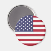 Amerikaanse vlag Magnet Magneet (Voorkant / Achterkant)