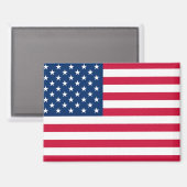 Amerikaanse Vlag Magnet USA Patriottische Gift Magneet (Voorkant / Achterkant)