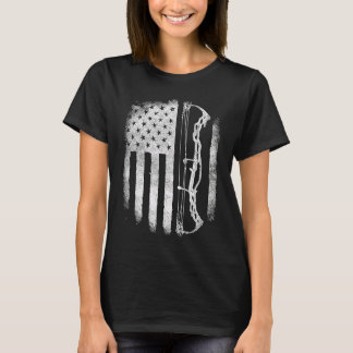 Amerikaanse vlag  Mannen Archer Bow T-shirt