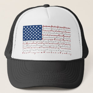Amerikaanse vlag met alle 50 staten Pet