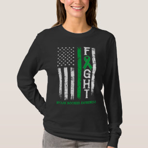 Amerikaanse vlag met bipolaire stoornis t-shirt