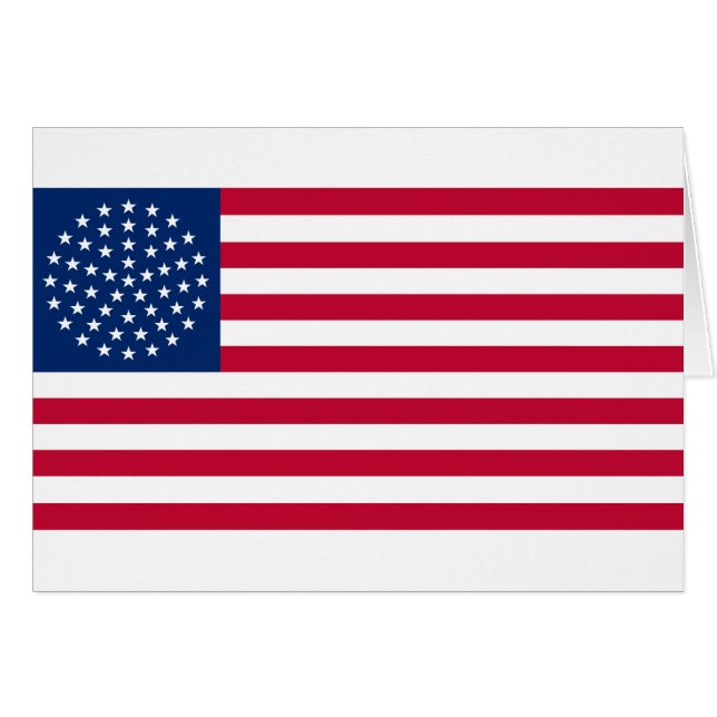 Amerikaanse vlag met de 51 sterren (Voorkant Horizontaal)