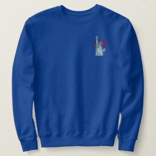 Amerikaanse vlag met Lady Liberty Sweatshirt