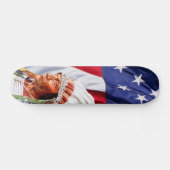 Amerikaanse vlag met Sitting Bull Skateboard (Horizontaal)