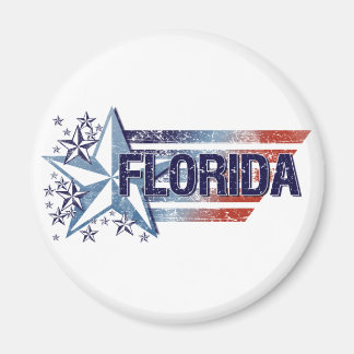  Amerikaanse vlag met sterretje - Florida Magneet