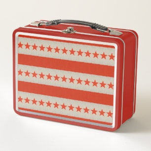 Amerikaanse vlag Metal Lunch Box