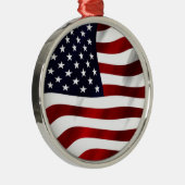 Amerikaanse vlag metalen ornament (Rechts)