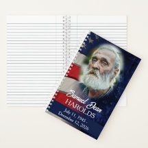 Amerikaanse vlag militair rouwboek gedenkboek