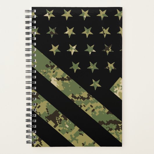 Amerikaanse vlag militaire digitale camouflage planner (Voorkant)