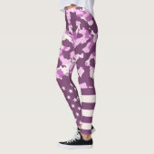 Amerikaanse vlag Militaire Roze Camo Leggings (Links)